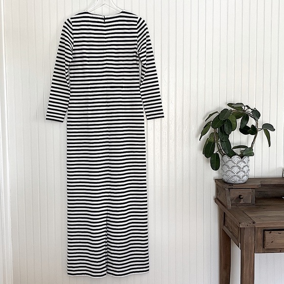 J. Crew Collection Long Striped Dress - worn once for a few hours. - Picture 4 of 7
